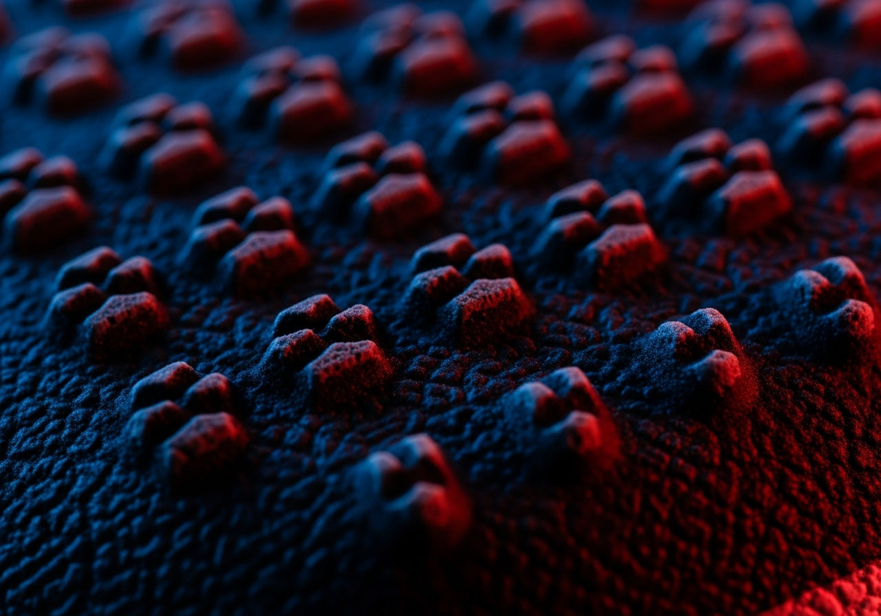 Material detail: a macro look at the grip surface that does the brand's talking for it.
