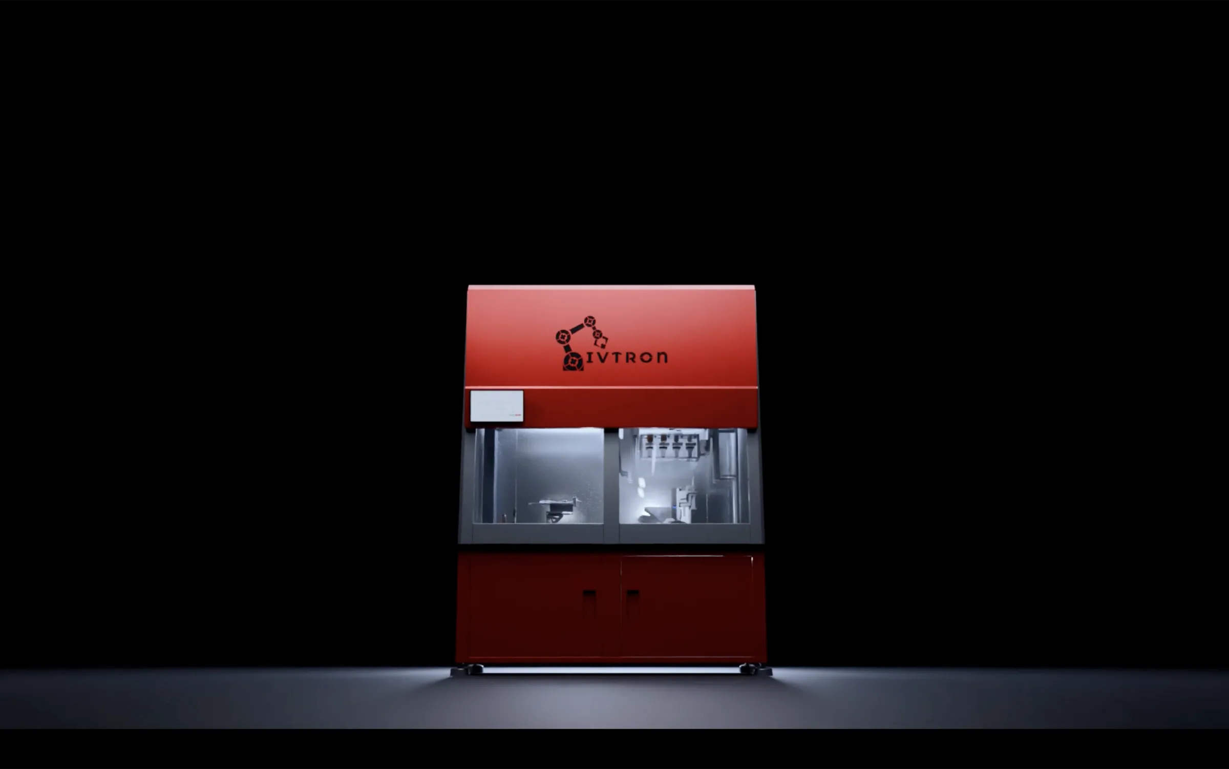 The complete Ivtron machine, isolated against a controlled visual field.