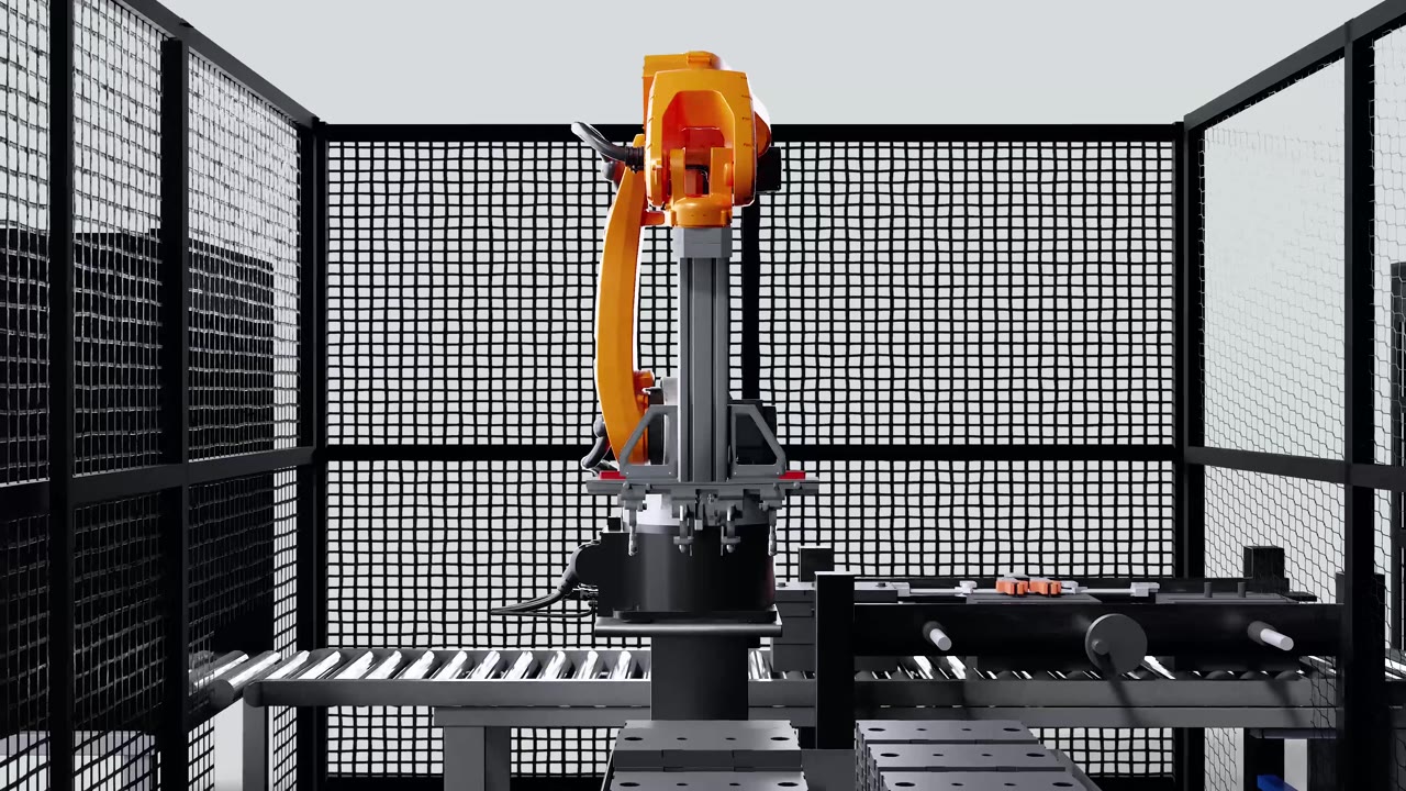 Kuka Industrial Robot, Industrial 3D Animation