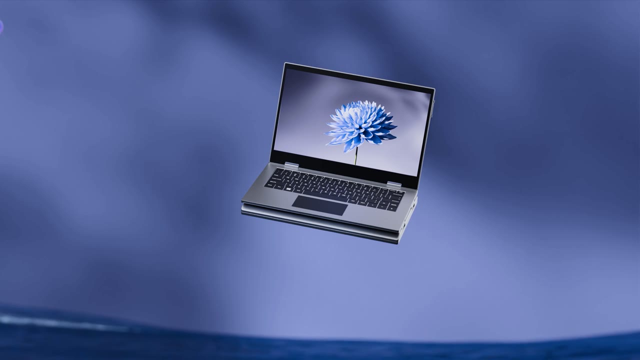 Laptop, Technology Product Visualization